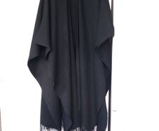Cos Black Cashmere/Wool Cape
