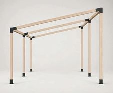 pergola bracket kit 4"x4" for 6 legs