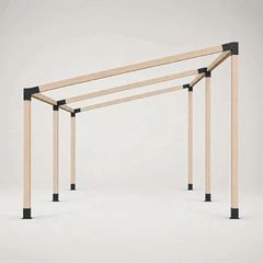 pergola bracket kit 4"x4" for 6 legs