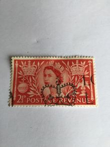 Old Queen Elizabeth stamp