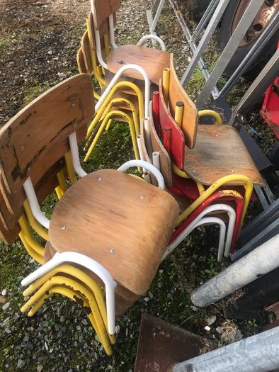 School. Chairs