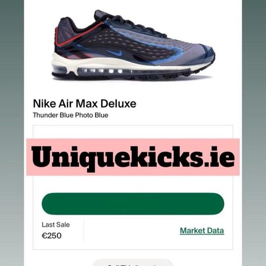 Premium Nike Air Max Deluxe Blue