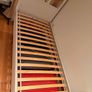 IKEA White Single Bed Frame + Mattress Image 2