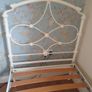 Cream Iron Single Bed Image 5