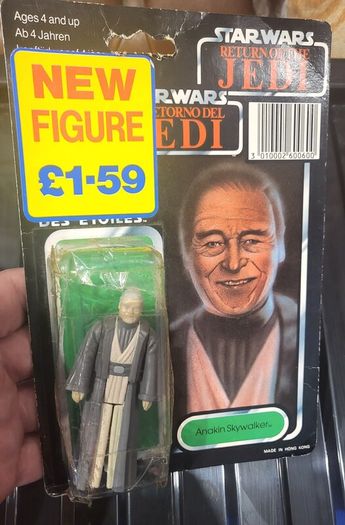 Star Wars Tri Logo ROTJ Anakin Skywalker Last 17 Cardback