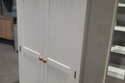 Shop display cream solid wood wardrobe