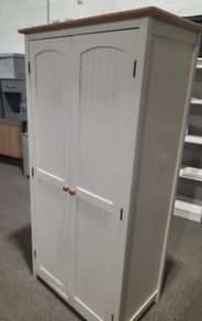 Shop display cream solid wood wardrobe