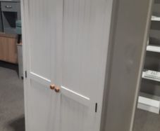 Shop display cream solid wood wardrobe