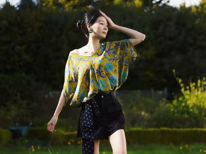 Brand new Designer oversized cotton top