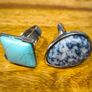2x   rings with natural stone Image 2