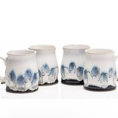 4-Piece Pottery Mug Set by Newgrange Living