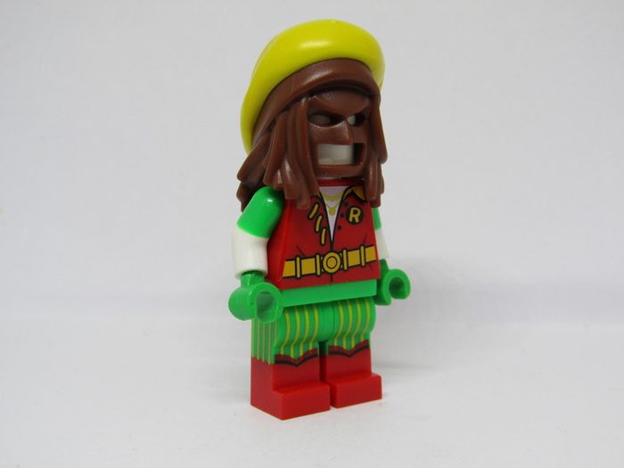 LEGO Rasta Batman Reggae Man Superheroes Plain Unprinted Misprint Prototype Minifigure Pre Production Prototype No Print Extremely Rare