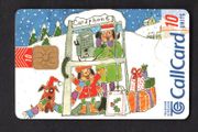 1996 Ireland 10 unit Christmas (ODS2 chip) Call Card Used. Telecom Eireann card number 1151.