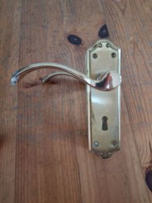 Iternal brass door handles
