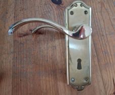 Iternal brass door handles