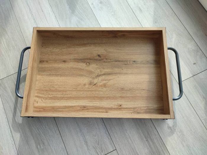 drinks bar trolley with removable tray