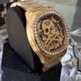 Philipp Plein SKELETON SPECTRE Men's Automatic Watch, Gold Image 2