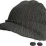 Imusic Hat Peaked Designed W/ In Built Headphones Wireless Tangle Free Listening Image 3