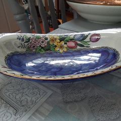 Maling Ware Boat Shaped Bowl
