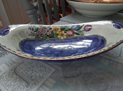 Maling Ware Boat Shaped Bowl