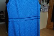 Royal blue lace dress