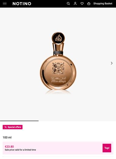 Lattafa Fakhar Gold Extrait Eau de Parfum 100ml