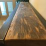 Handcrafted Console Table from reclaimed Timber and Steel Image 3
