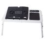 Laptop stand Foldable Table With USB Cooling Fans Image 4