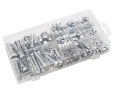 New Set of 240 Pcs Machine Screws Hex Nuts Bolt Case M4 M5 M6 M8 M10 # 1569