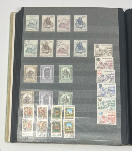Collection: Vatican City Stamps both mint and used along with some miniature sheets on 40 pages