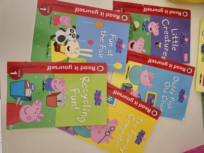 Peppa Pig toys and books set