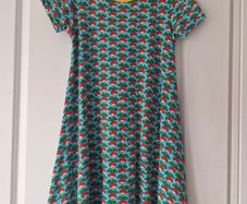 DUNS Sweden organic adult short sleeve radish dress