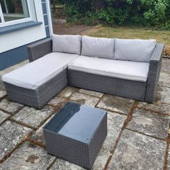 Patio sofa set