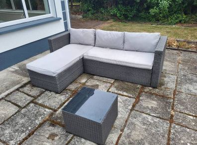 Patio sofa set