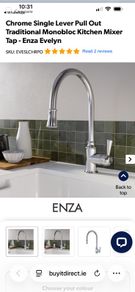 Kitchen Mixer. New in box. Monobloc traditional single lever