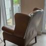 Arm Chair Laura Ashley Antique Leather Image 2