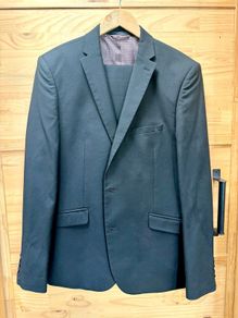 Black suit M&S 42" chest 36" waist skinny