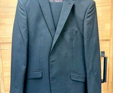 Black suit M&S 42" chest 36" waist skinny