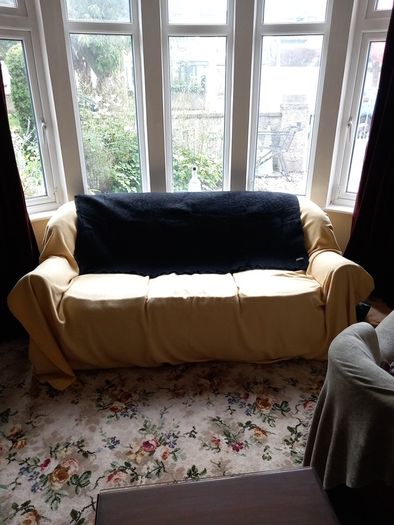 Foxford Mohair/Wool Throw Black