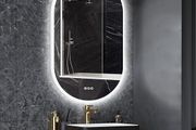 LED Oval Bathroom Mirror  Bluetooth an Anti Fog