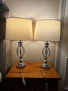 Large Bedside Lamps / Table Lamps Set of Two