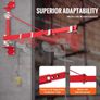 Electric Hoist Support Arm, 300 kg Max Load Capacity, Electric Hoist Holder Swing Arm with Pole, Steel Hoist Frame, Image 2