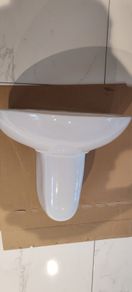 50cm wash basin with semi pedestal