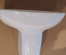 50cm wash basin with semi pedestal