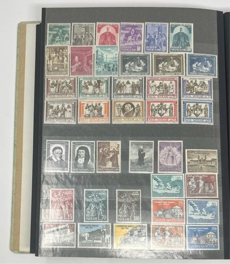 Collection: Vatican City Stamps both mint and used along with some miniature sheets on 40 pages