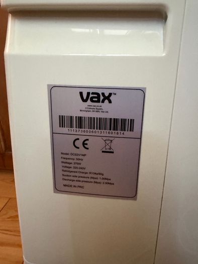 VAX Dehumidifier