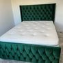 Brand New  Double Frame Beds Available With Optional Ottoman Storage & Tufted Memory Foam Mattresses Image 3