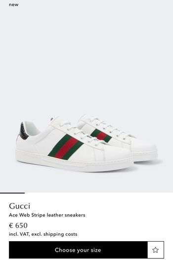 gucci trainers