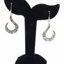 Vintage Sterling Silver Abalone Earrings Image 9