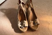 Tan wedge Sandals